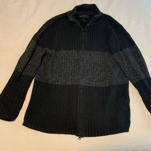 Express men’s full zip cotton sweater